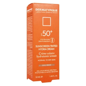 کرم ضد آفتاب SPF50 رنگی پوست خشک درماتیپیک 50 میلی لیتر